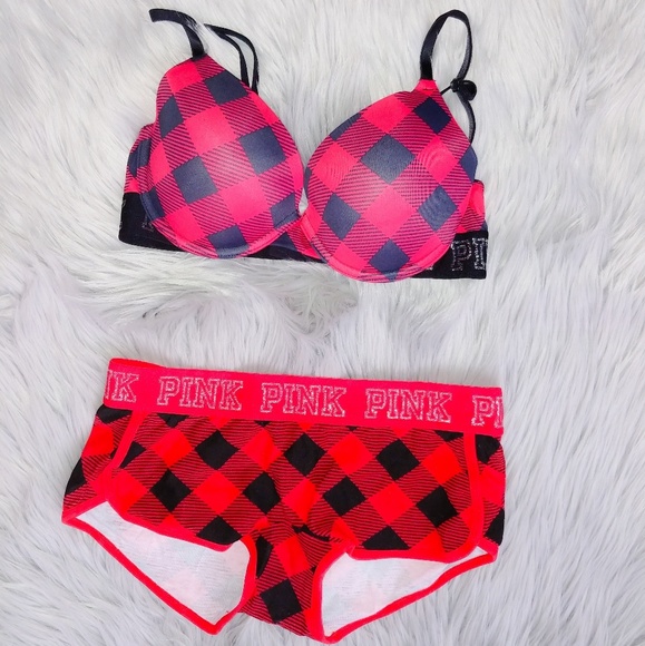 PINK Victoria's Secret Other - Victoria secret pink push up bra & logo boyshort